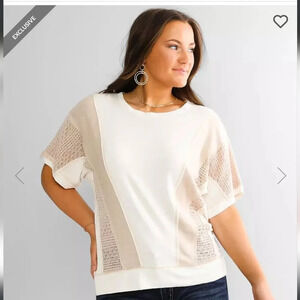BKE raw edged piece top